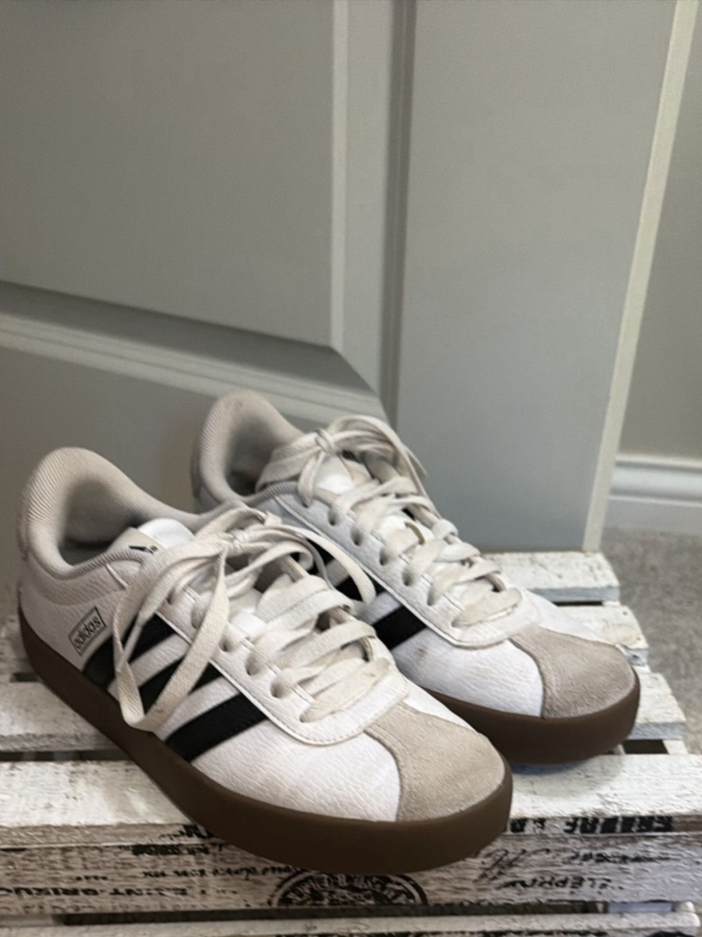adidas Women’s Sneakers - White, Black, Brown